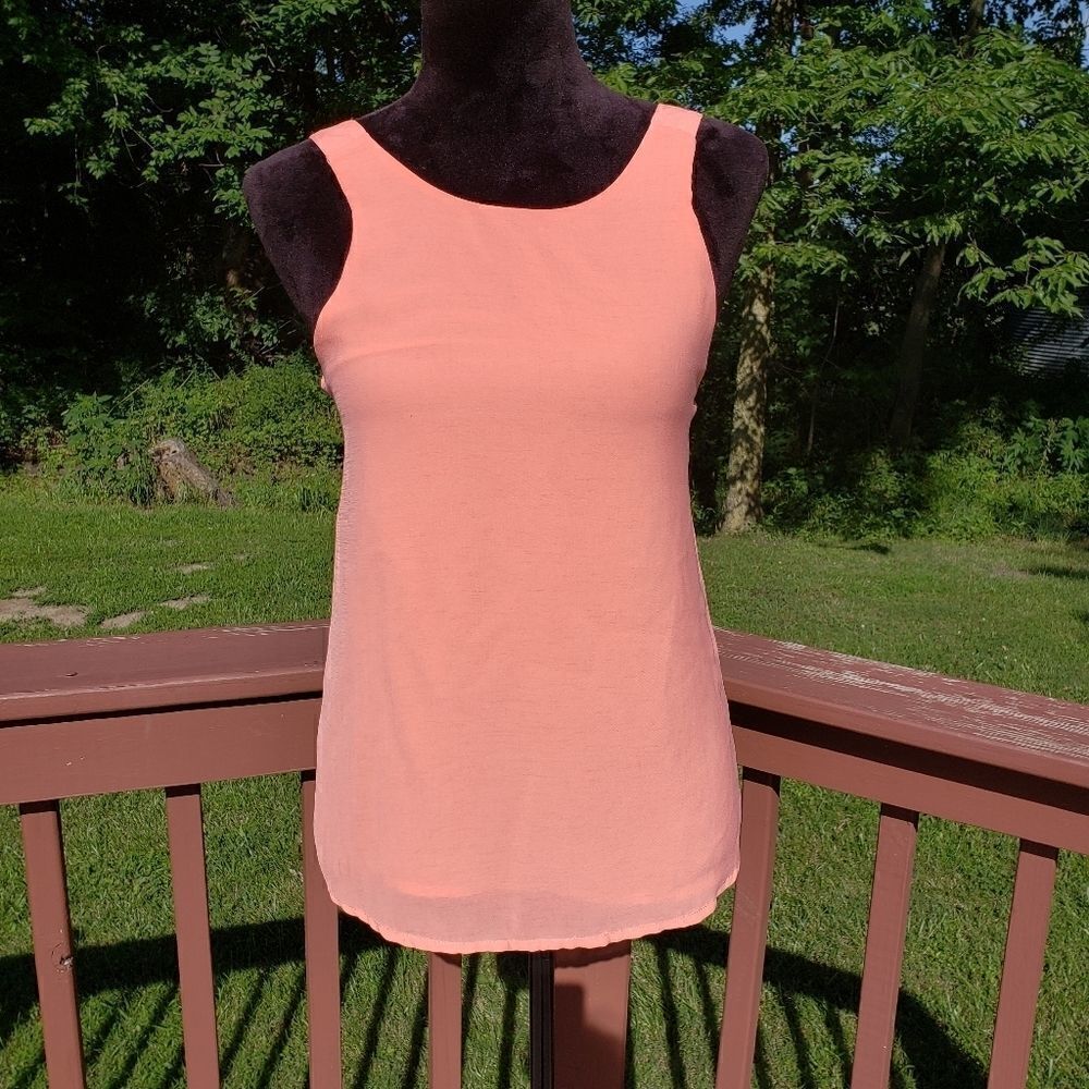 Ladies Naked Zebra Coral Pullover Business  casual Blouse, sz Small